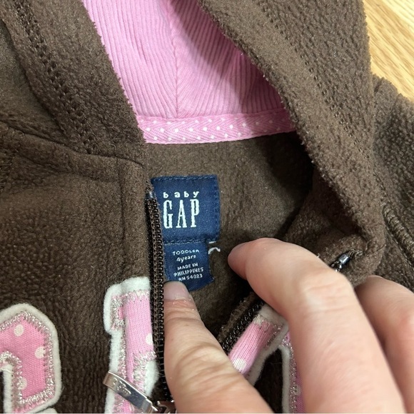 4T Gap Hooded Sweatshirt Gymboree Rainbow Striped Cardigan Bundle Lot - Picture 4 of 5